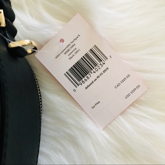 KATE SPADE MINI CONVERTIBLE BACKPACK CROSSBODY BAG - Picture 6 of 8
